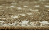 Handmade turkish decorative 1980s 300 cm x 398 cm beige wool carpet