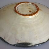 Ceramic dish, enameled terracotta, signed Puigdemont, 1960s, fish