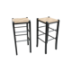 Tabourets hauts en bois