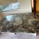 Silicified wooden table from Madagascar