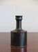 Black Ceramic Bottle Vase by Franco Bucci, Pesaro, 1970s