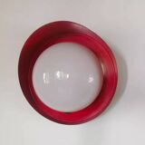 vintage glass globe metal wall light
