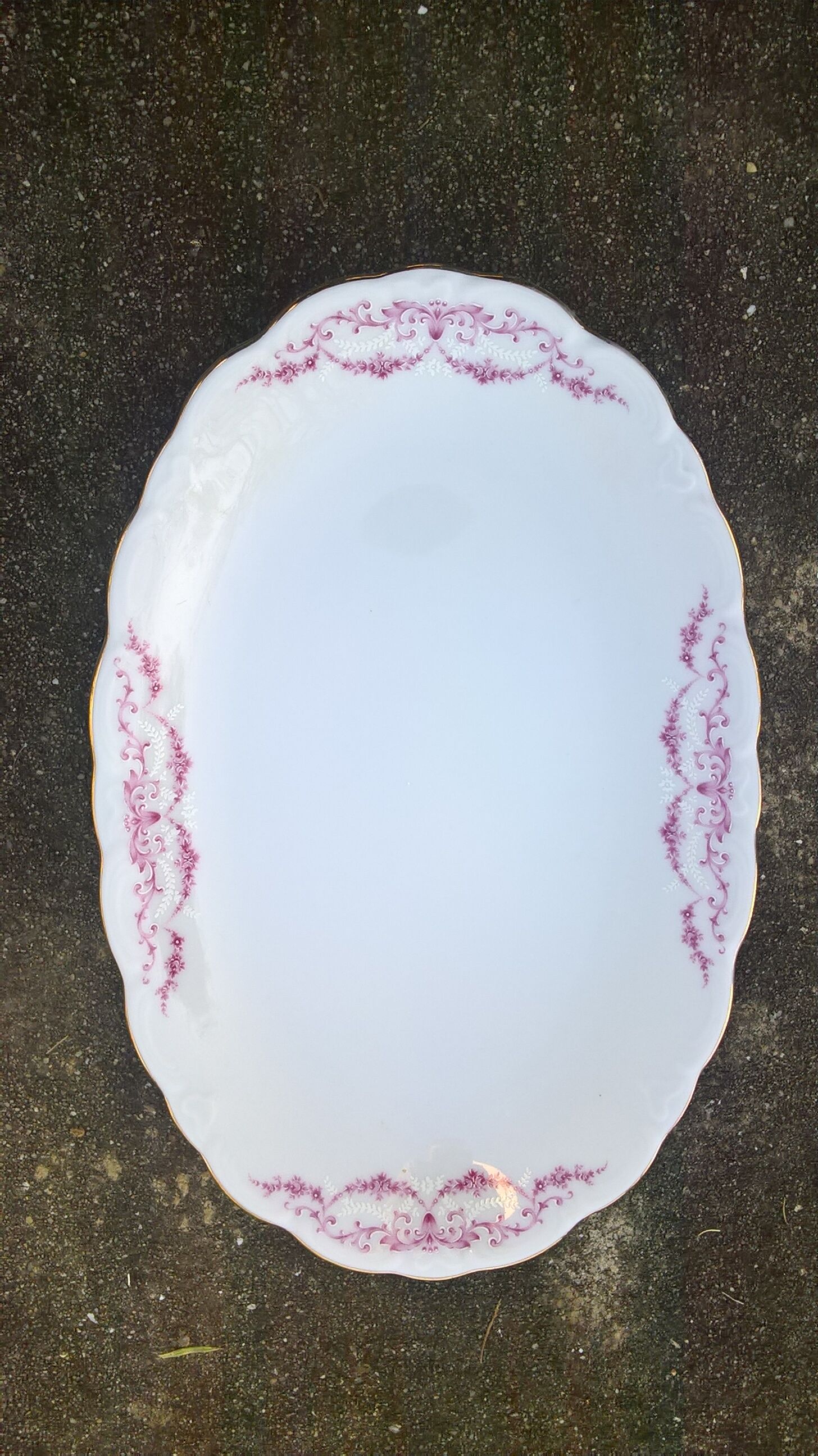 Lot de 2 raviers en porcelaine Schirnding