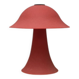 Vintage glass mushroom table lamp