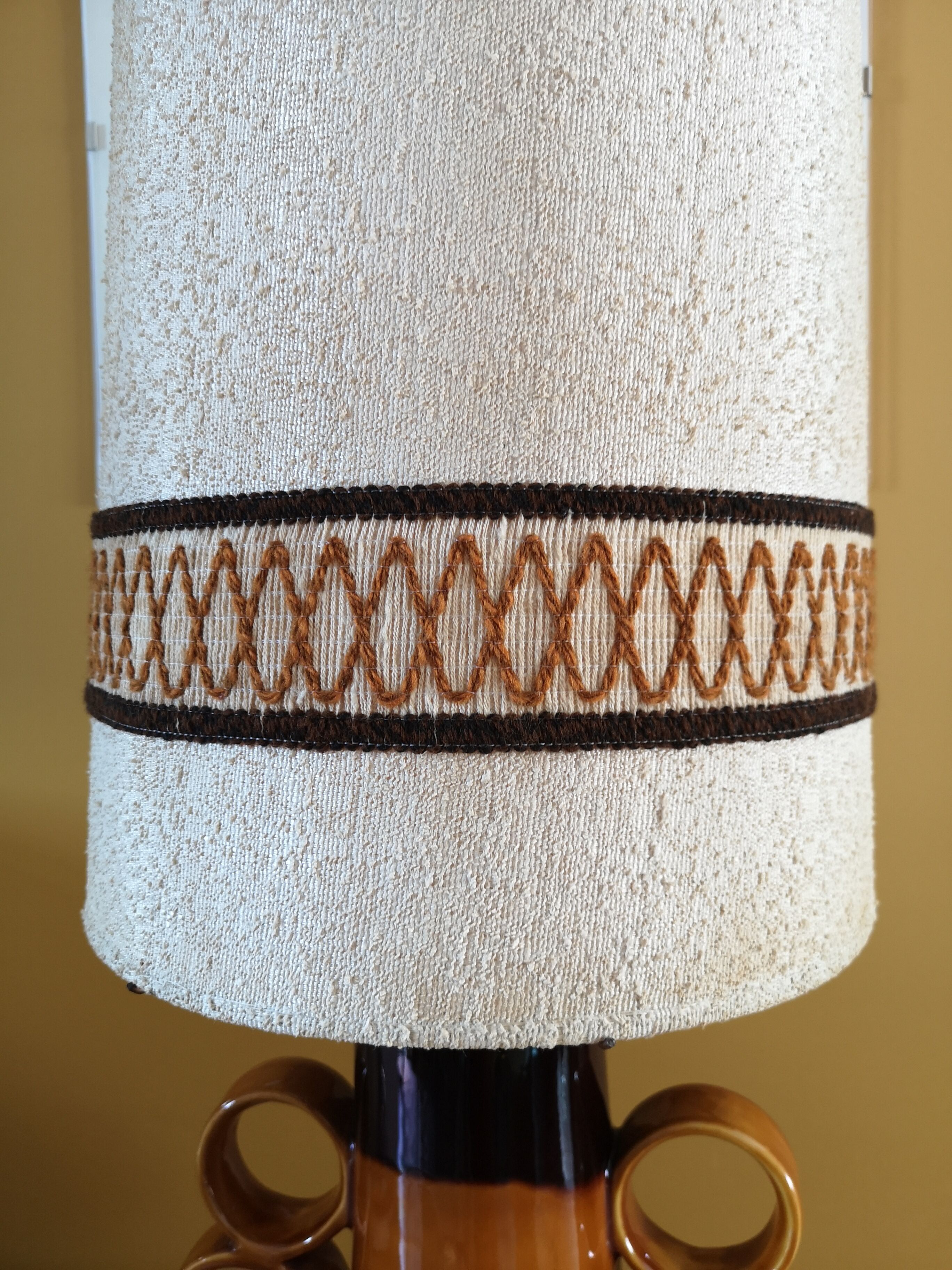 Vintage ceramic floor lamp Fat lava 1960