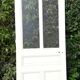 Old translucent glass communication door 82.5x214.2cm
