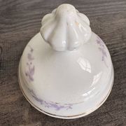Porcelain Coffee Pot Decorated with Currants - Vintage 1900