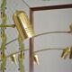 Brass floor chandelier, 70s