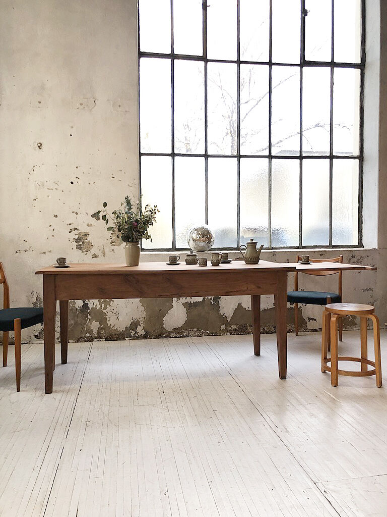 Cherry farm table - lengthening 2m30