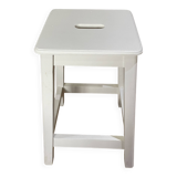 Vintage painted wooden stool