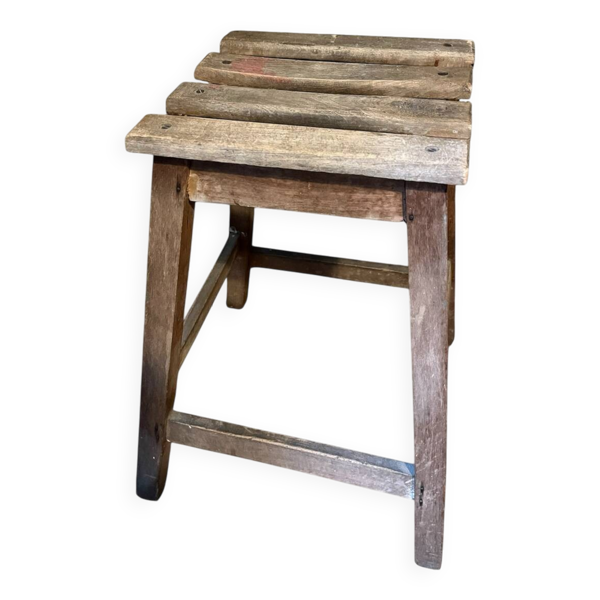 Tabouret bois vintage — Beyit