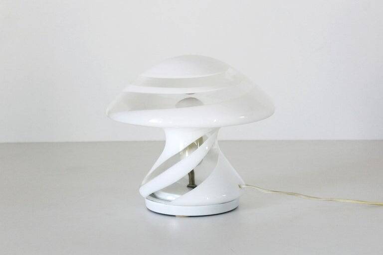 Vintage Table Lamp in Murano Glass, Carlo Nason for Mazzega, Italy 1960s