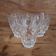 Set of 6 Harlequin wine/port glasses in Reims crystal glass 1950