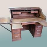 American solid wood roller desk