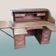 American solid wood roller desk