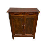 Old Parisian buffet 2 doors 2 drawers 2 shelves