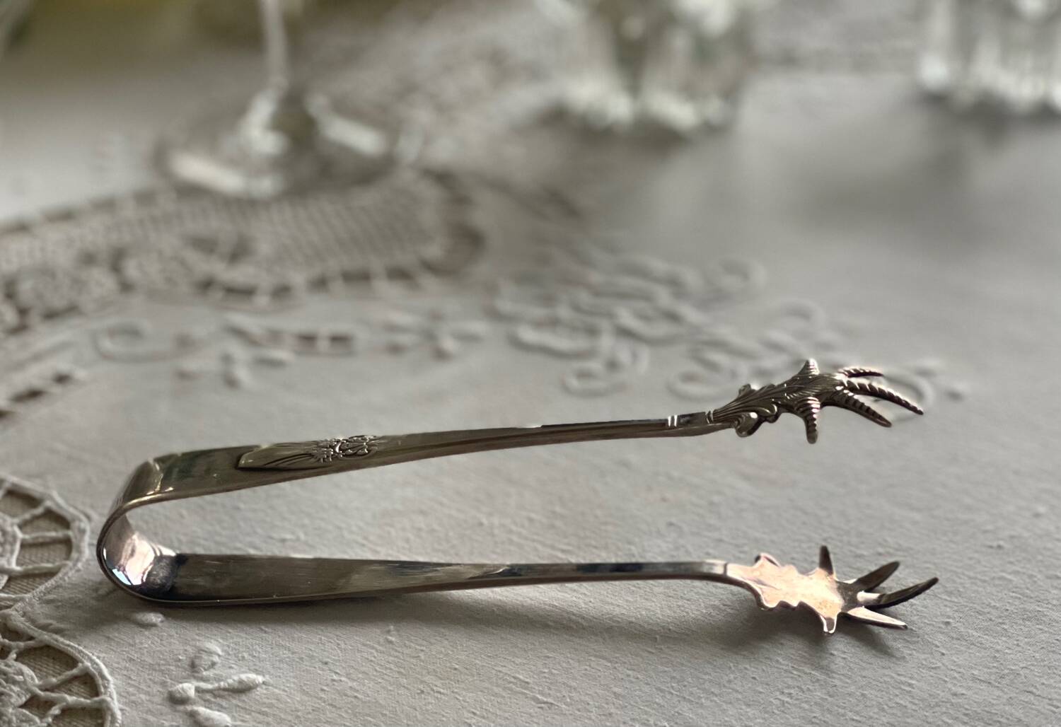 Antique sugar tongs