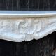 Louis xv style fireplace in carrara marble, circa 1980