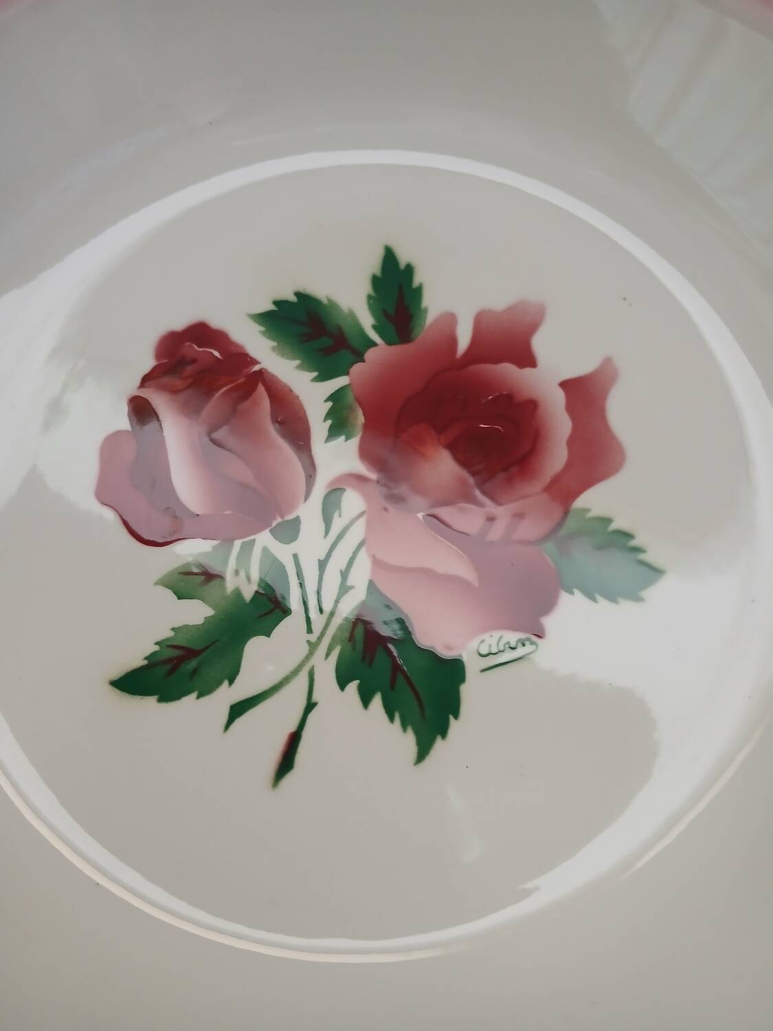 2 old dishes Digoin and Sarreguemines