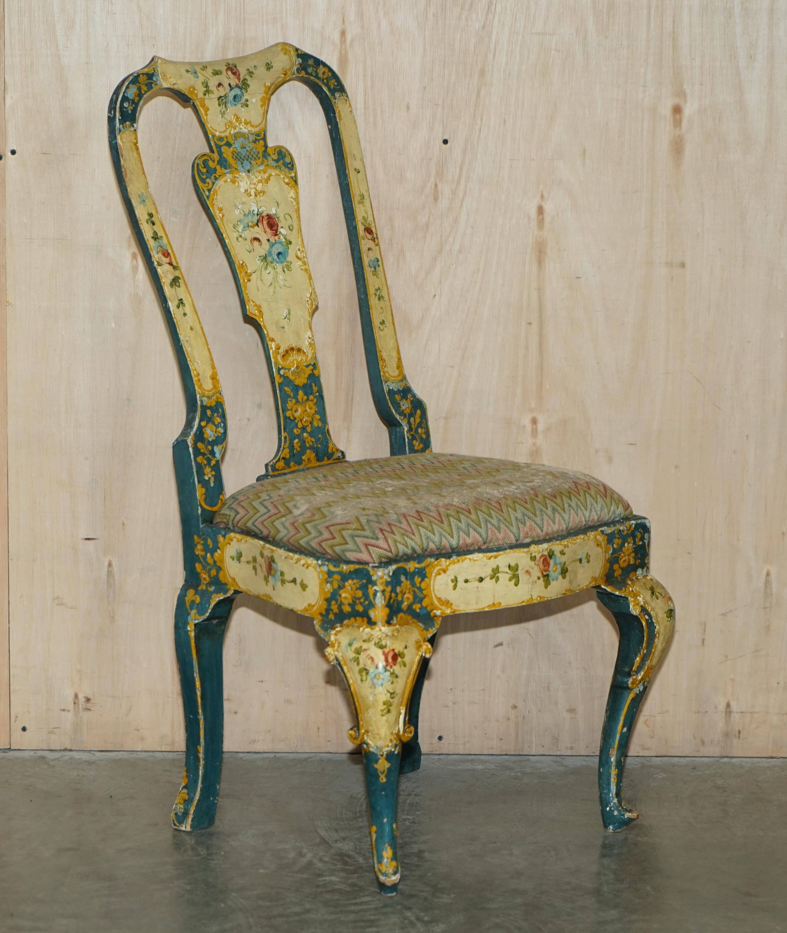 Pair of antique Regency chairs and matching table.