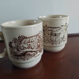 2 cups England farm decor