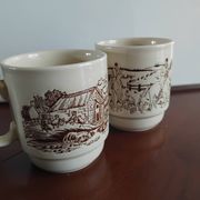 2 cups England farm decor