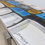 Vintage design Denisco ceramic tile coffee table 1960