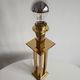 Hollywood Regency table lamp in gilded brass in the style of Willy Rizzo from the 1960s.