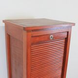 Vintage curtain file cabinet