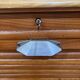 Curtain cabinet from the 1950s - Functionalist design in oak