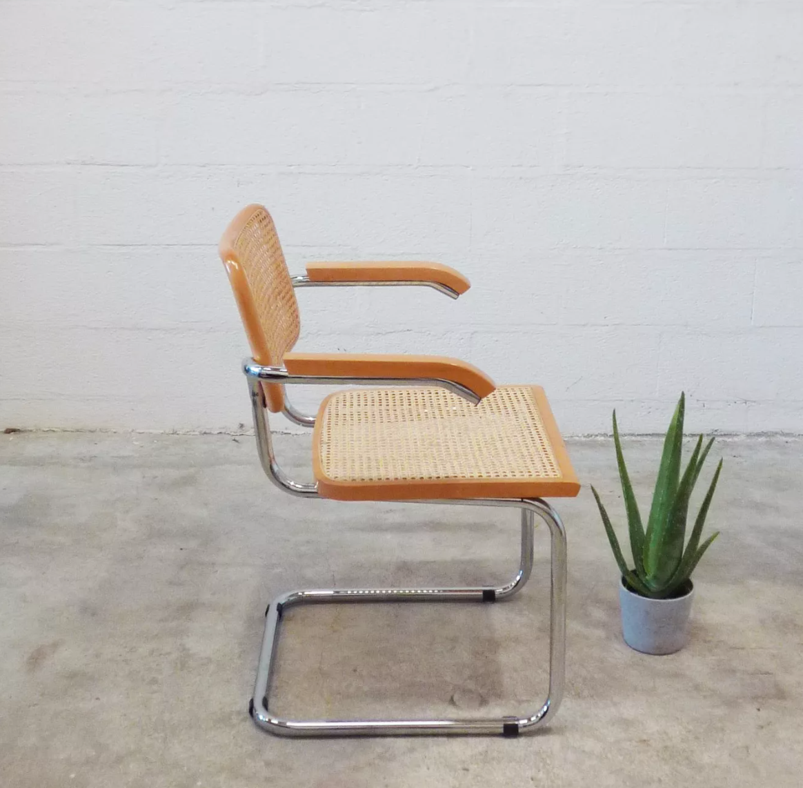 2 fauteuils B64 Marcel Breuer Italy 1990