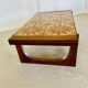 VINTAGE DANISH MID CENTURY TEAK  & CERAMIC COFFEE TABLE  1960s