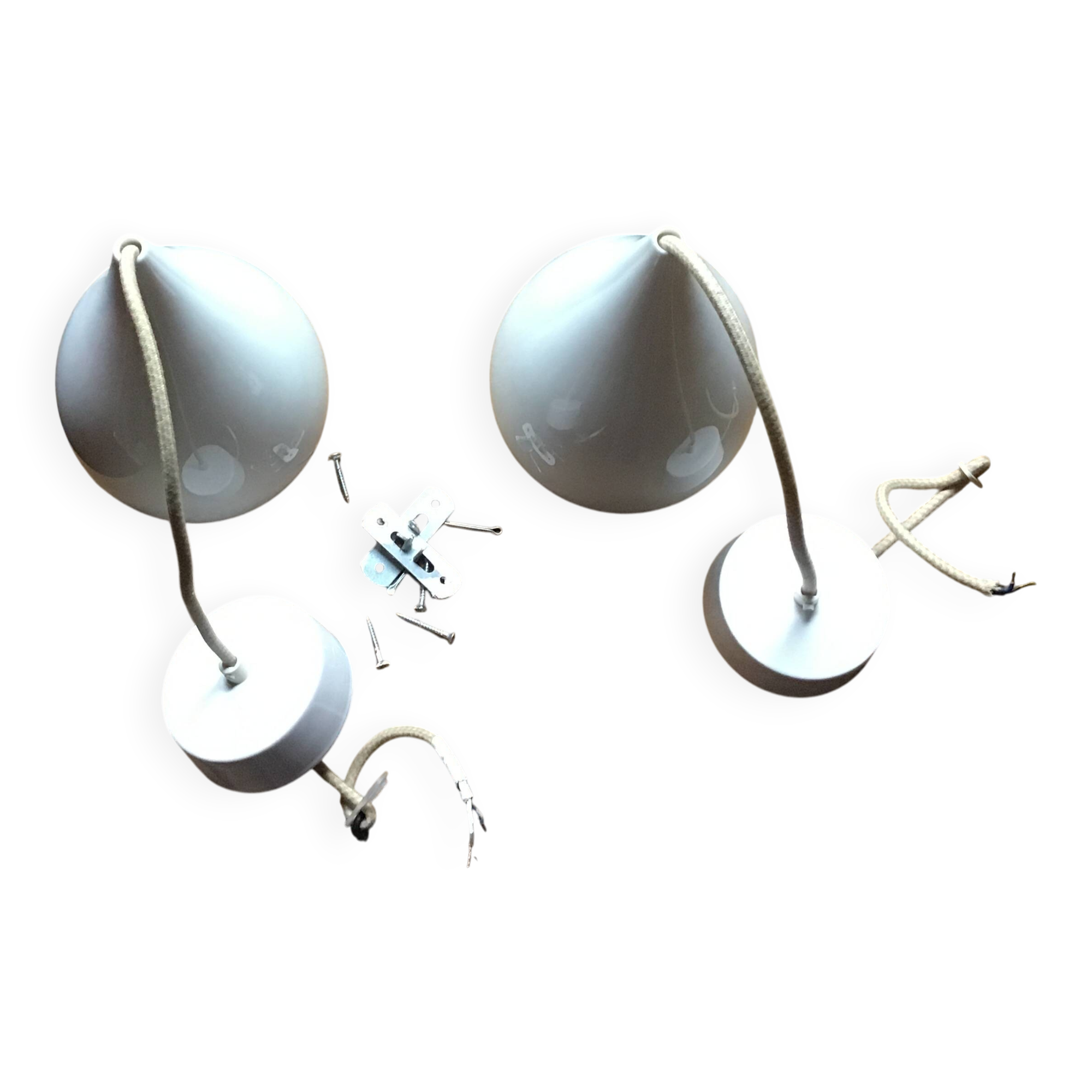 Suspension drop one de original btc en porcelaine blanche vernie