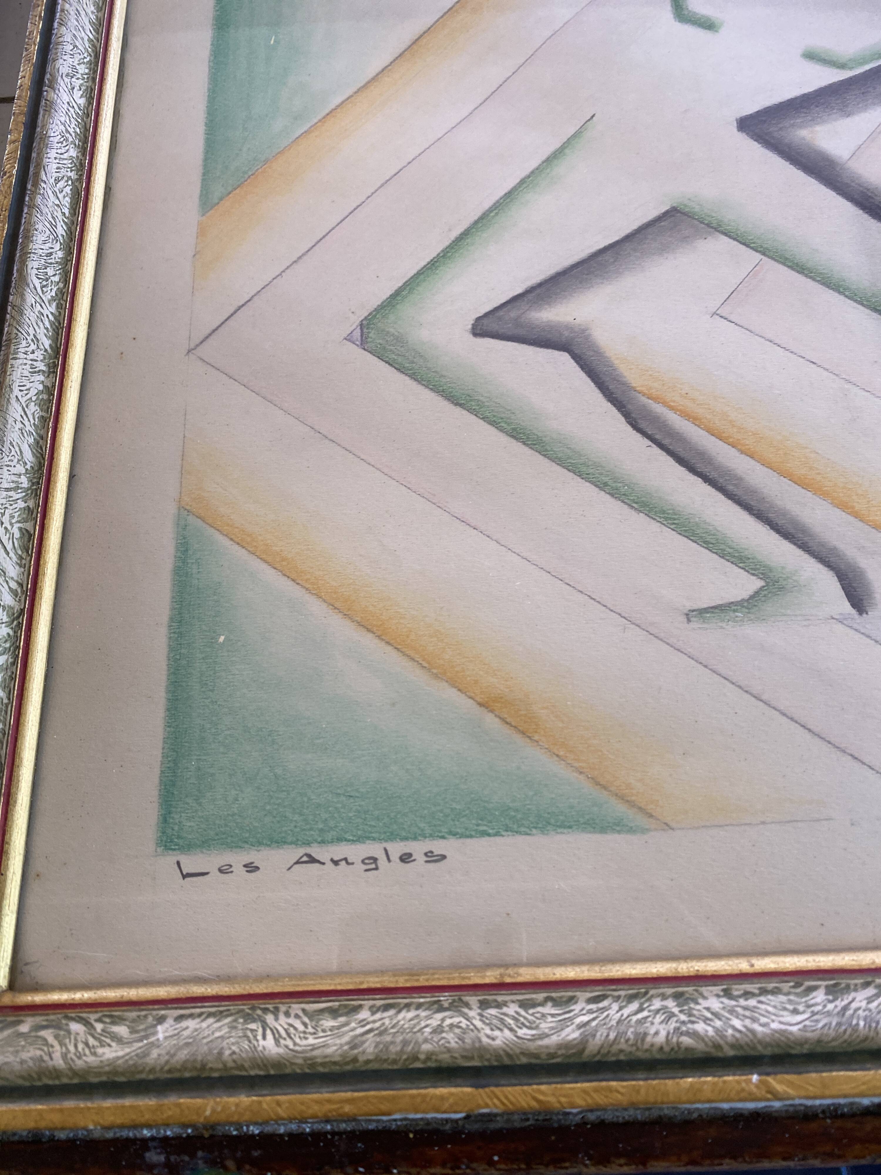 Original Art Deco drawings 1929 pair