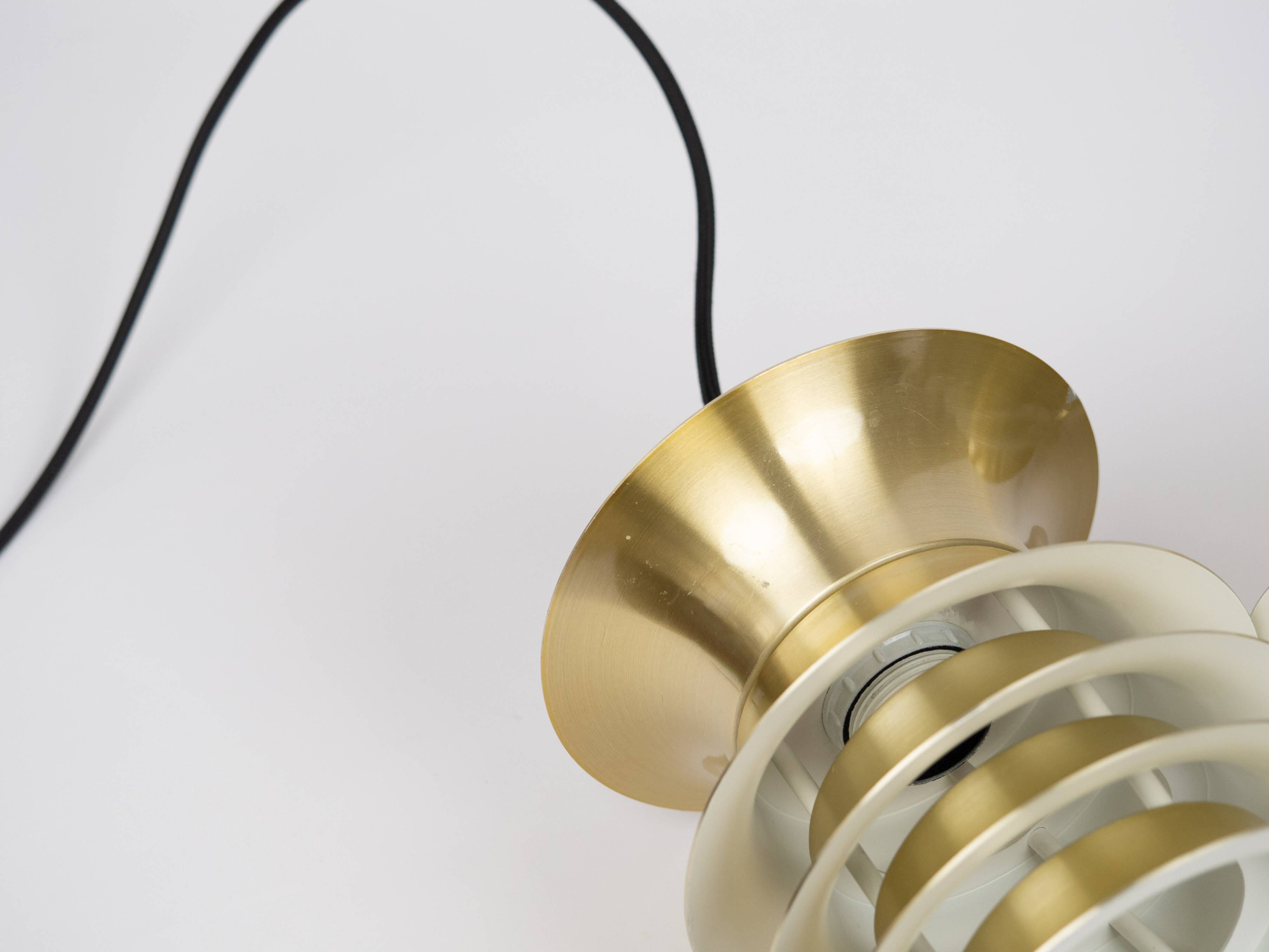Paire de 2 lampes danoises de l'ère spatiale des années 1970.
