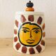 Hand-painted glazed ceramic box