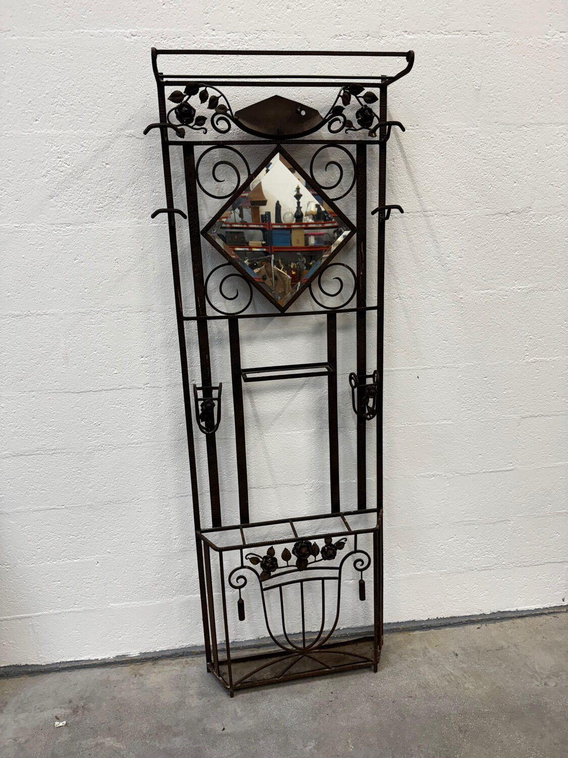 Art Deco coat rack / entrance hall wardrobe