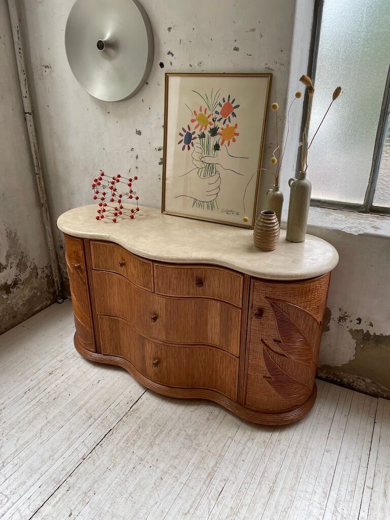 Chest of drawers bamboo Vivai del Sud tropicalist