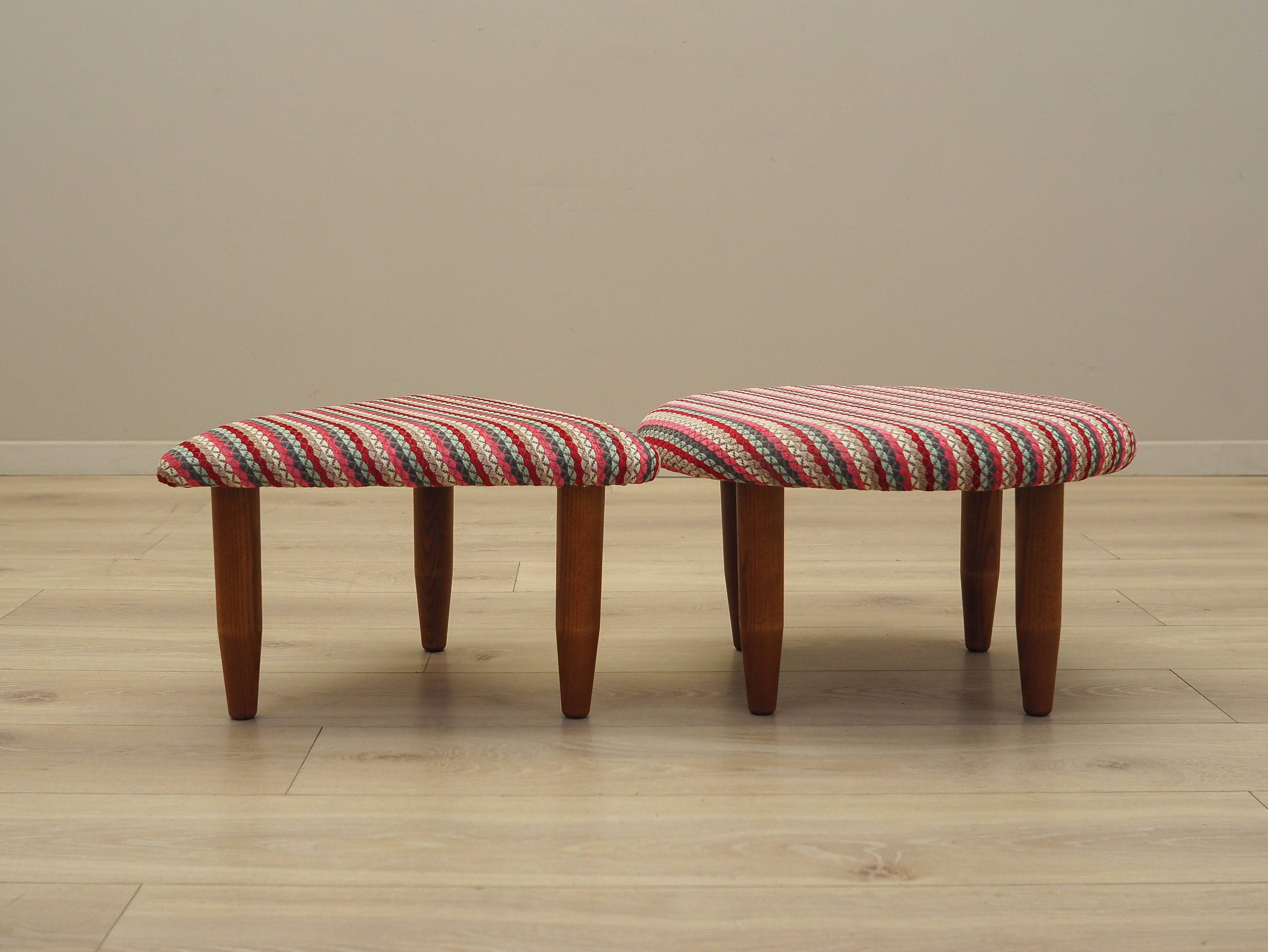 2 repose-pieds danois, années 1990