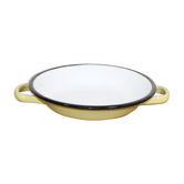 Enamelled sheet metal dish