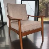 Scandinavian armchair in teck 1950/1960