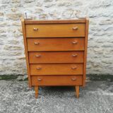 Vintage oak chest of drawers