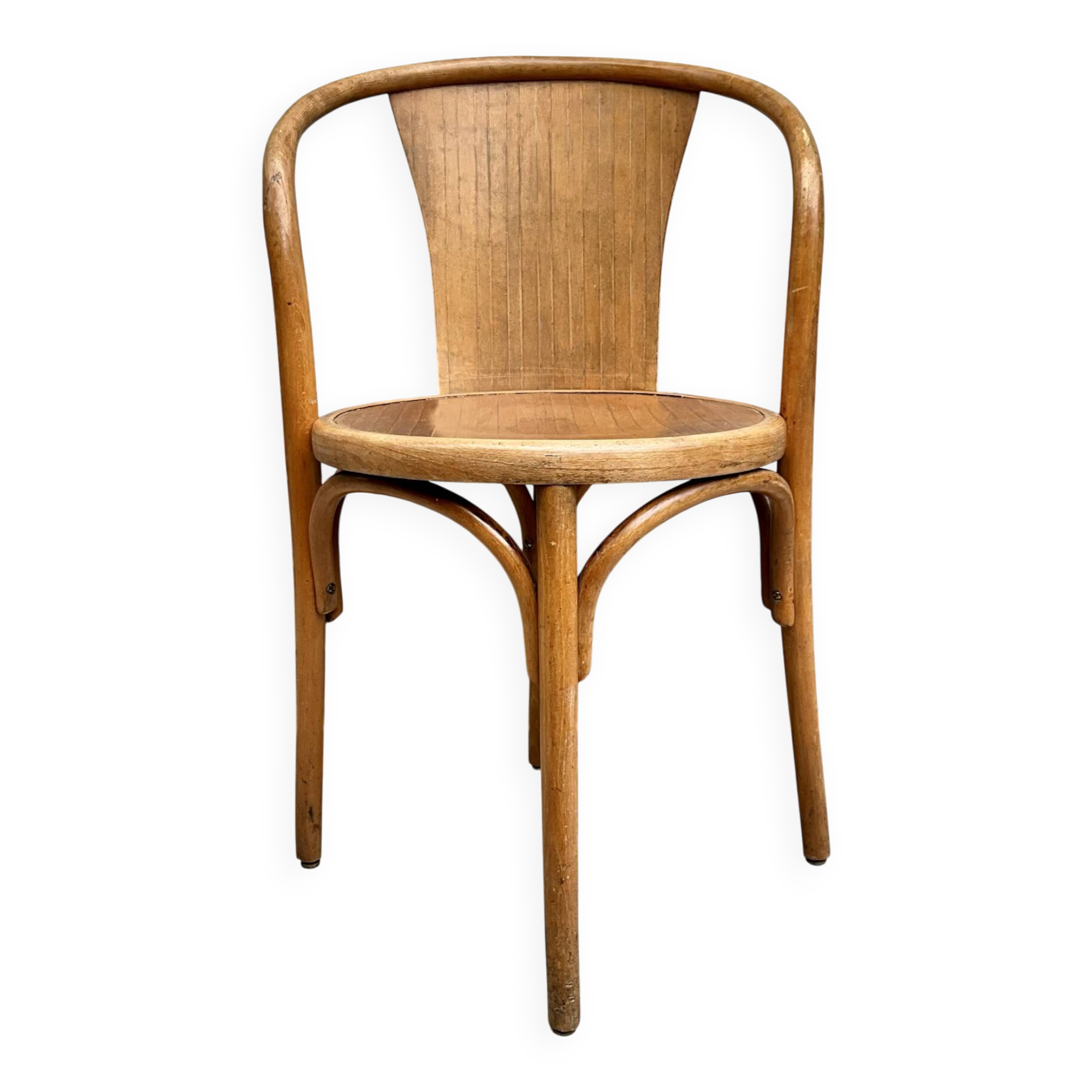 Fauteuil Fischel en bois courbé, début XXe