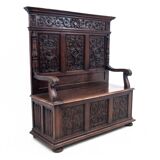 Box bench, France, around 1880.