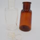Lot de 4 anciens flacons pharmaceutiques