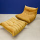 Togo armchair and footstool model designed by Michel Ducaroy 1973