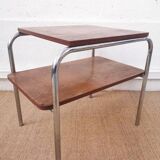 Metal and wood console