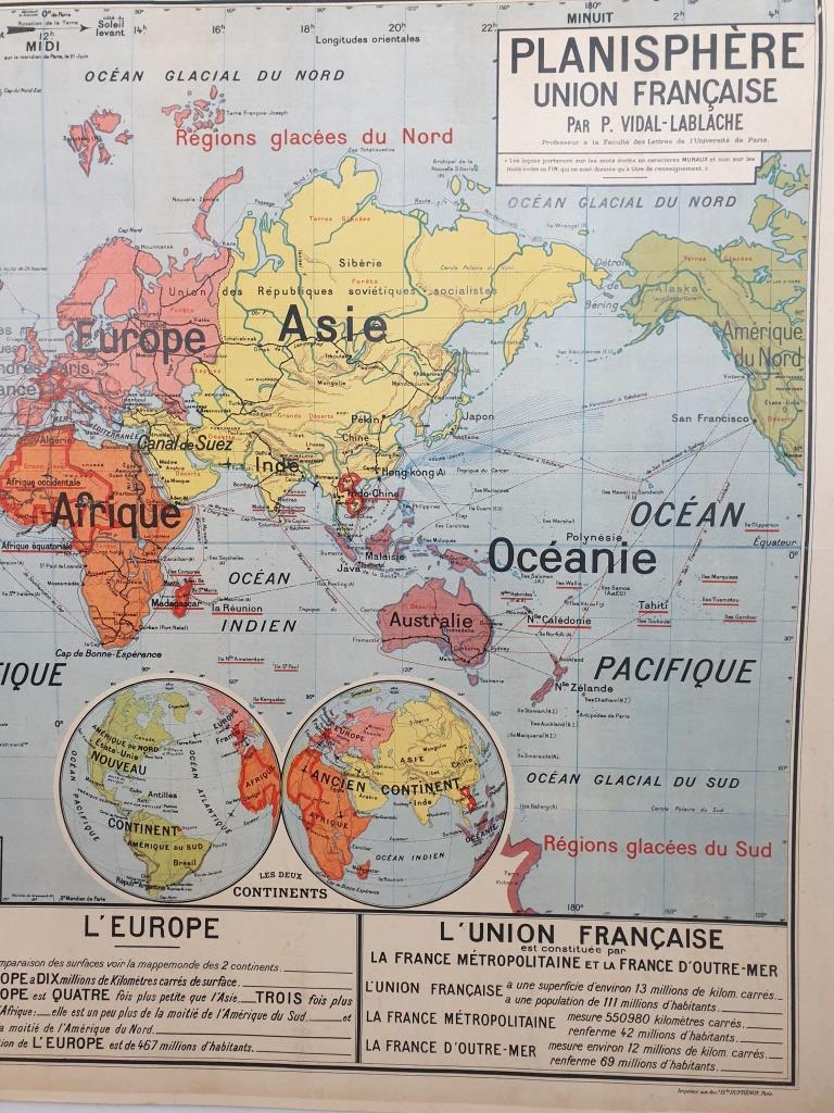 School Map - Planisphere -