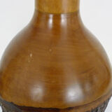 Jacaranda wood vase from the 80s