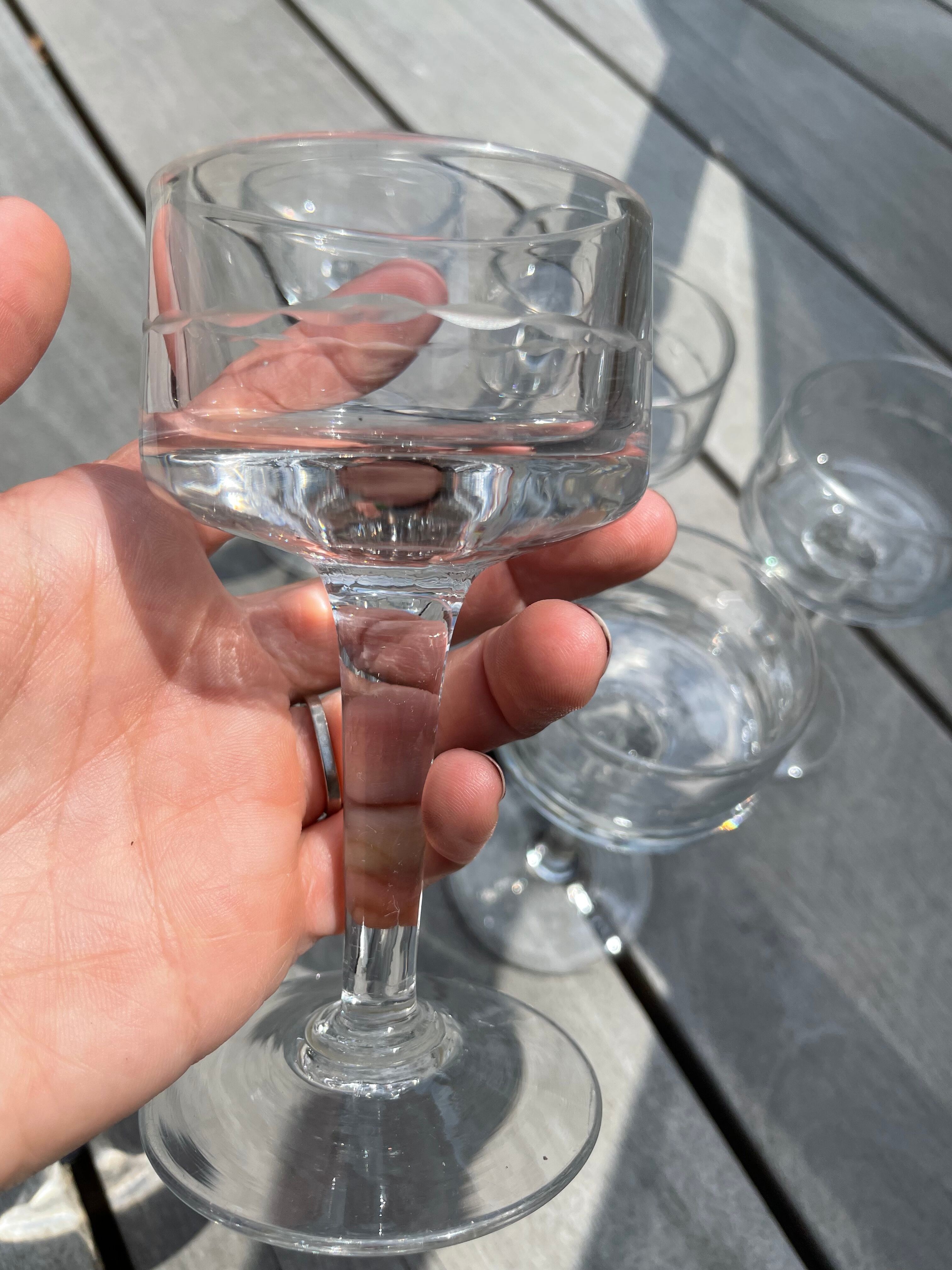 Set of 5 glasses